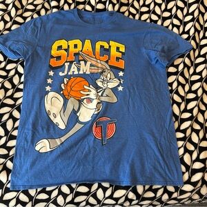 Space Jam Blue Graphic Tee